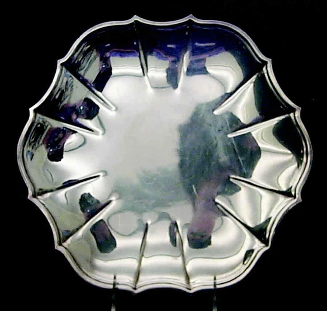 International Silver Chippendale  Silverplate Sandwich Plate 1697385