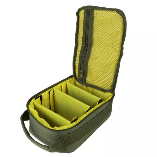 Fishing Reel Storage Case Bag Fly Tackle Gear Lure Line Organizer Cover Portable