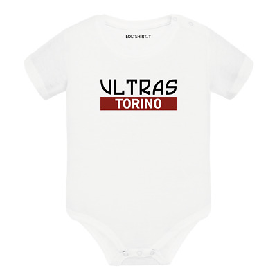 Body divertente neonato a maniche corte Ultras Torino