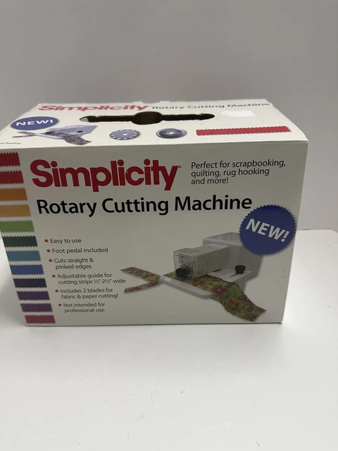 Máquina de corte rotativa Simplicity. Nuevo
