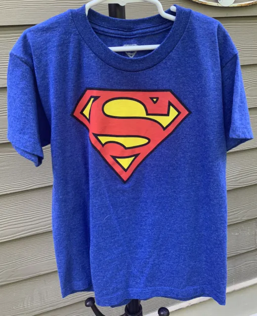 Superman Blue Kids Tshirt M (8)