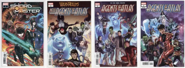 Sword Master #1 War of the Realms #1 New Agents of Atlas #1 Yoon/Suayan Lot SET
