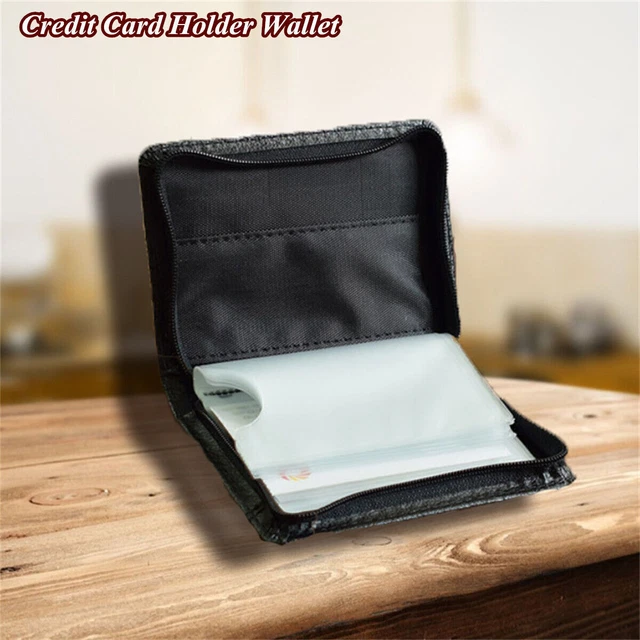 Lock Slim Wallet Secure Men Women RFID Blocking Money Credit Card Holder Wallets