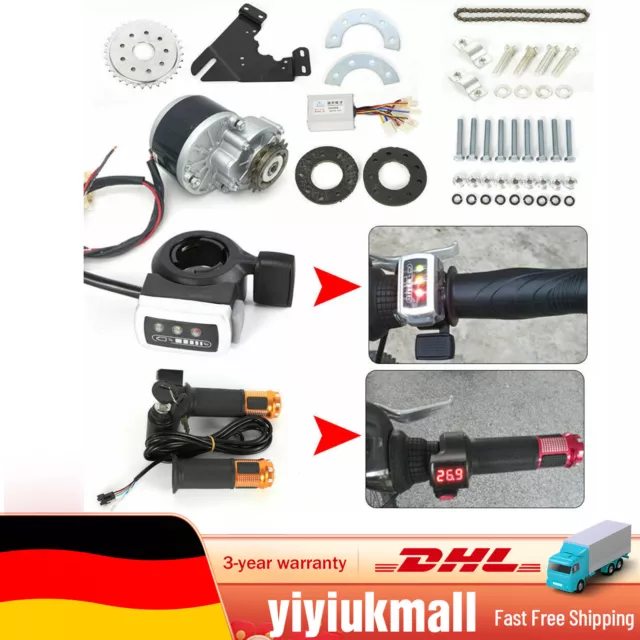 24V 350W E-Bike Conversion Kit Elektrofahrrad Fahrrad-Umrüstsätze Heckmotor