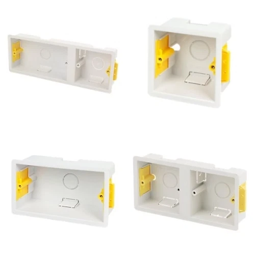 DRY LINING PLASTERBOARD Pattress Back Boxes 1G/2G/Dual/2G+1G 35mm