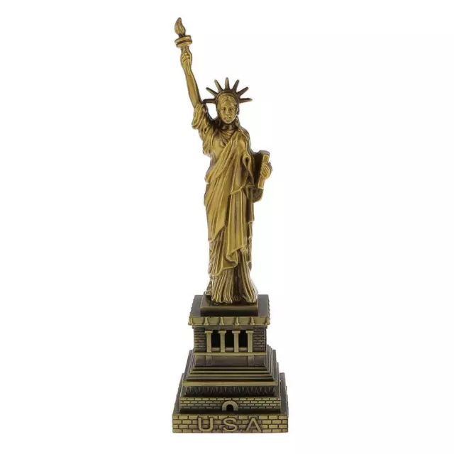 25cm The Statue of Liberty Model Figurine Model Metal Crafts for Home Decor