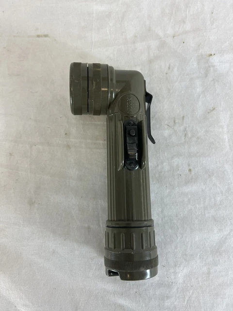 USGI Angle Head MX-991/U Flashlight USA MADE W/ 3 lenses