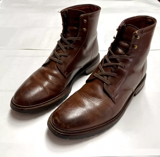 Frye James Lug Lace Up Boot Dark Brown Men's 8.5 *Rare Lug Sole* (7792832) 2