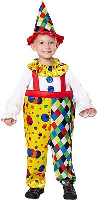 My Other Me Costume carnevale Clown Vestito Pagliaccio per Bambino con Cappello