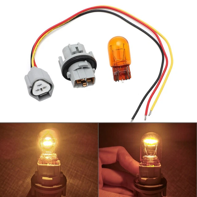 Headlight Turn Signal Bulb Socket Wire Harness Kit For Nissan For Lexus RX350