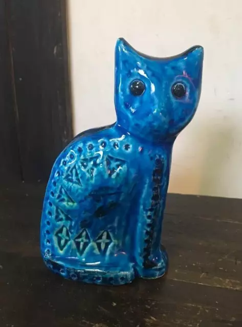 Flavia Bitossi Rimini Blue Cat work made in a pottery workshop in Montelupo ###1