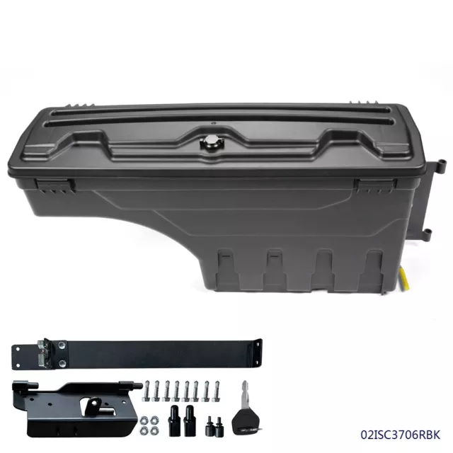 Passenger Side Truck Bed Storage Toolbox Fit For 02-18 Dodge Ram 1500 2500 3500