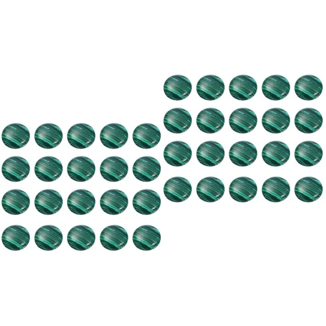 40 Pcs Flat Back Cabochons Beads for Jewelry DIY Crafts Charm