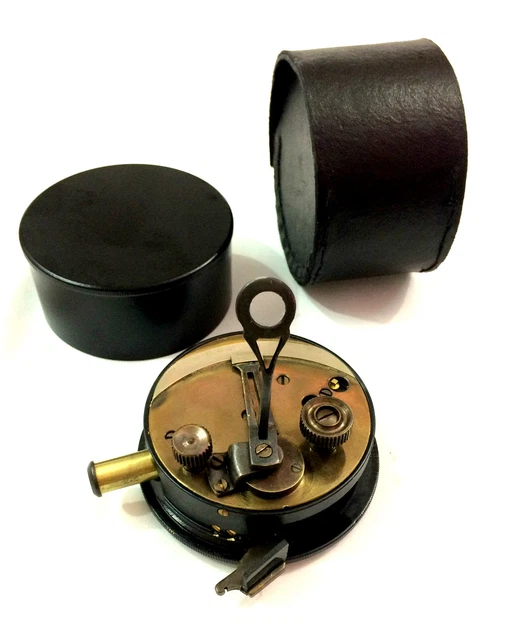 Antik Maritime Militärischen Sextant Messing Marine nautische Trommel Sextanten