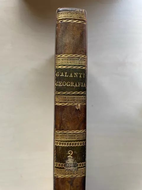 Instituzioni di geografia fisica e politica di Luigi Galanti - Napoli 1812 -RARO 3