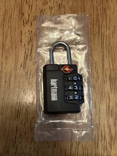 New Hartmann Dark Brown Secure Luggage Combination Lock for Travel