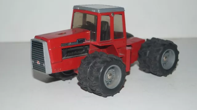 Ertl Massey Ferguson Mf 4880 Diecast Metal Articulating Dual-Wheel Farm Tractor