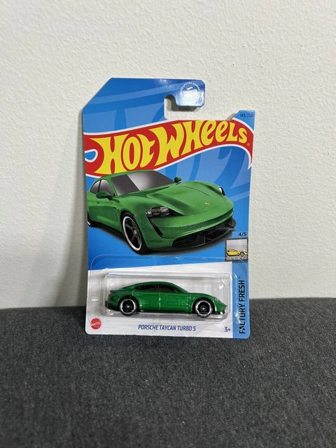 Hot Wheels Porsche Taycan Turbo S 2023 #8 Zamac - Édition Limitée Walmart Exclusive - Boîte Neuve