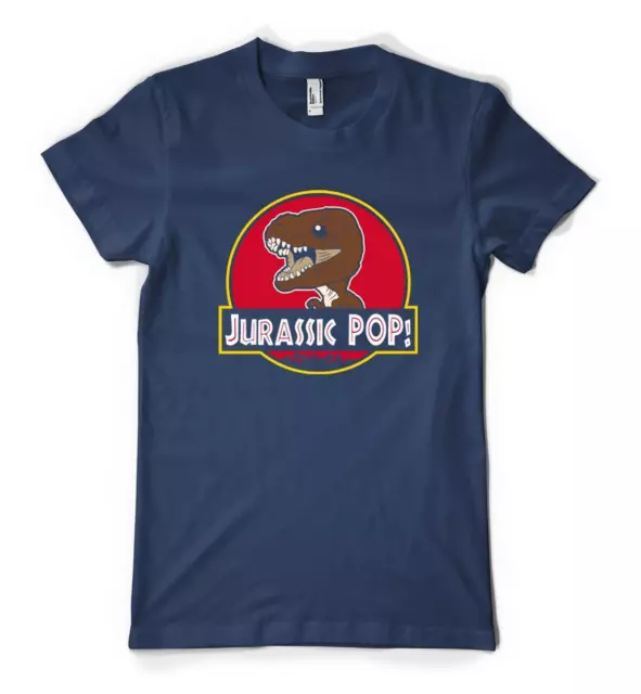 Jurassic Pop T-Rex Park Dinosaur Personalised Unisex Adult T Shirt