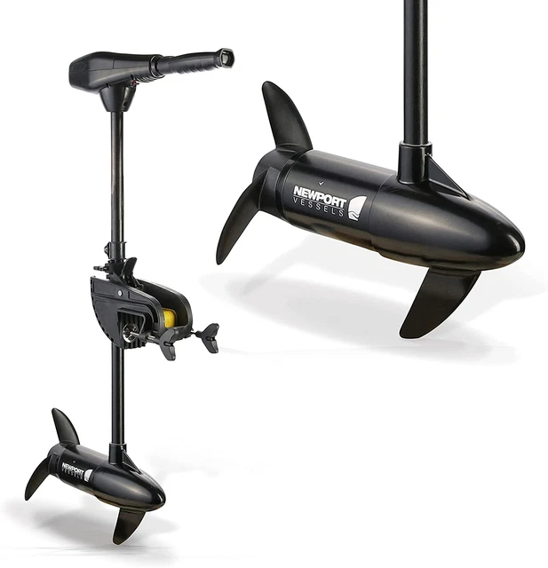 Newport NV-Series 55lb Thrust Saltwater Transom Mounted Trolling Electric Motor