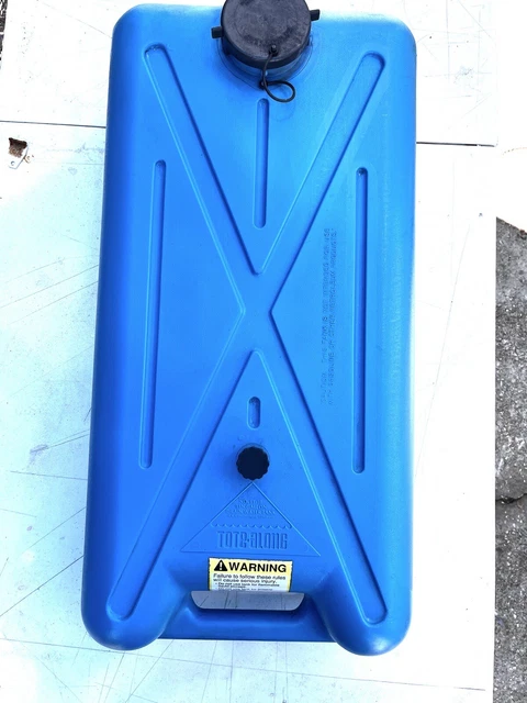 H&H TT-10 10 Gallon Tote-Along RV Wheeled Drain Water Tank