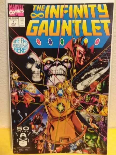 The Infinity Gauntlet 1, 1991 (War Begins With Thanos) 9.8 NM/M
