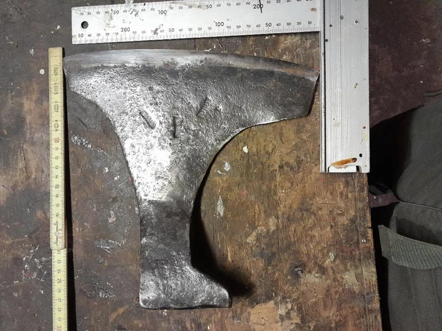 Début du Moyen Âge Fer Tête de hache barbu Viking avec