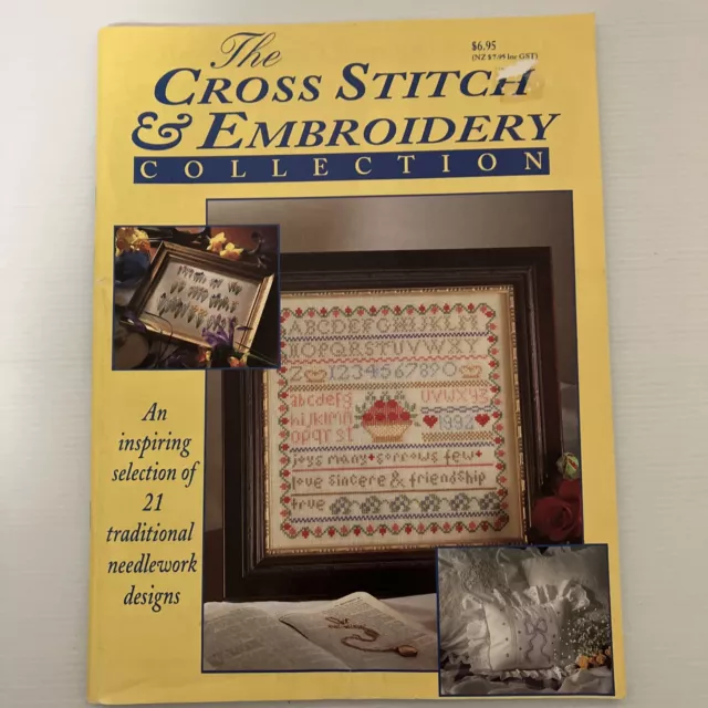 The Cross Stitch & Embroidery Collection Patterns Vintage Traditional Needlework