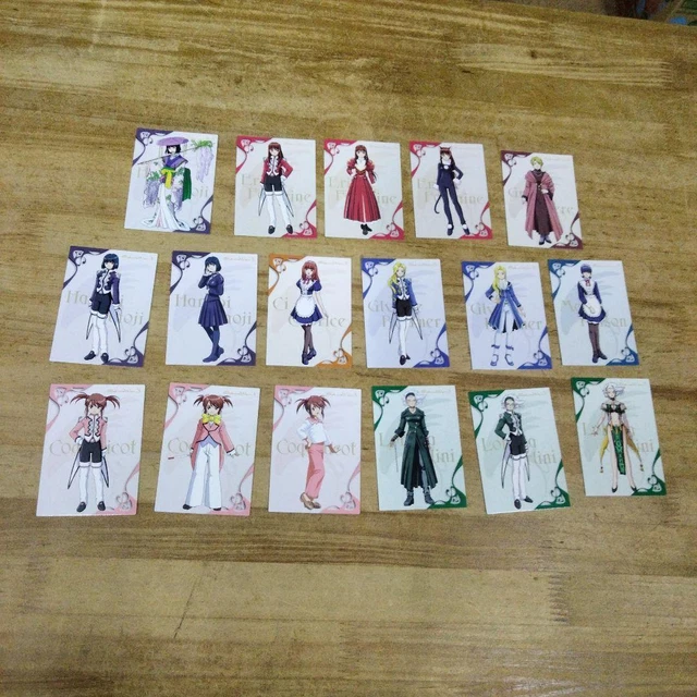 Sakura Wars 3 Trading Card 2001 Jeu de 17 personnages