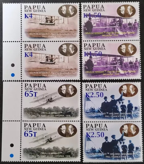 Papua  2003 -   Centenario De La Avaiación - Pilotos .