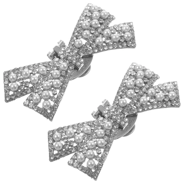 1 paio di clip per scarpe con fiocco scarpe da sposa ciondoli scarpe decorazioni per donna ragazze