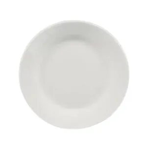 Yanco Melamine Porcelain Round Plate Super White, 6.25" Diameter | 36/Case