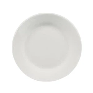 Yanco Melamine Porcelain Round Plate Super White, 6.25" Diameter | 36/Case
