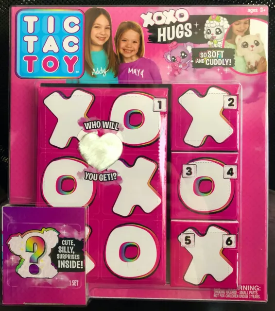 Tic Tac Toy XOXO Hugs Blind Mystery 6 Pack Plush Pink
