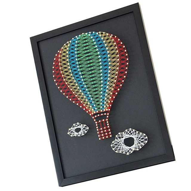 3D HÁGALO USTED MISMO - Cordón de uñas y artesanía para adultos niños patrón de globo aerostático