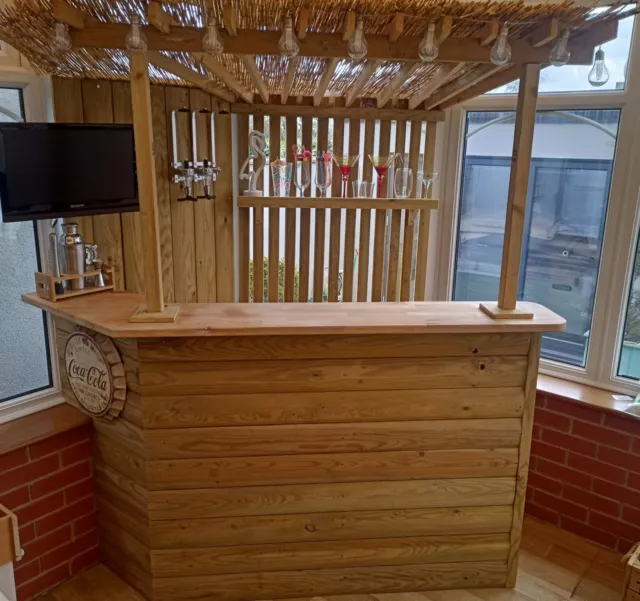 Wooden Drinks Bar. Garden Or In Home Please Read The Description