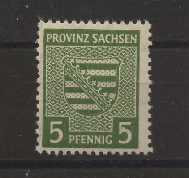 SBZ-Provinz Sachsen 75X   Plf. I  (Provinzwappen) postfrisch