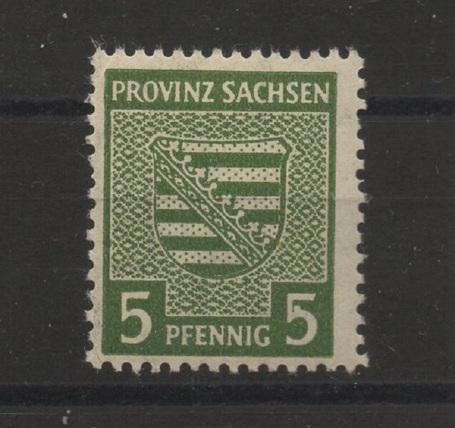 SBZ-Provinz Sachsen 75X   Plf. I  (Provinzwappen) postfrisch