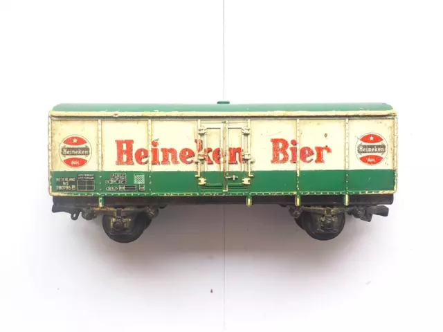 Wagon Jouef Marchandises Couvert Heineken Bière Deux Essieux référence 6270