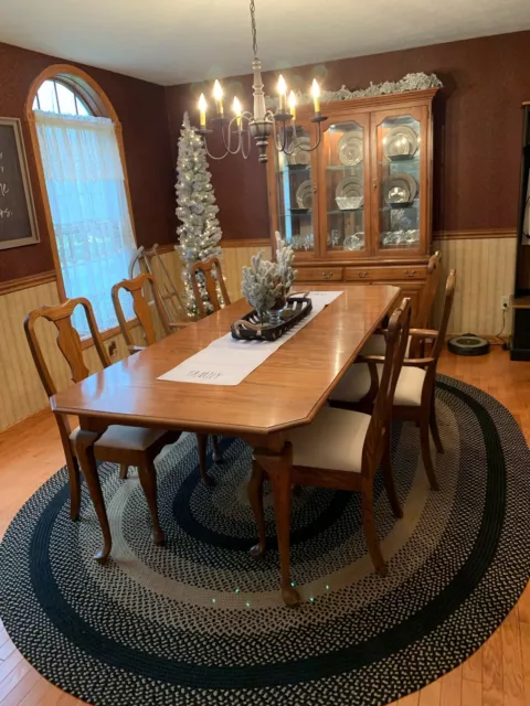 Pennsylvania House oak dining room set 6 chairs Pennsylvania House oak dining room set 6 chairs