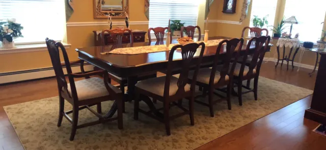 Dining Room Table With 8 Chairs, China Cabinet, Buffet Table