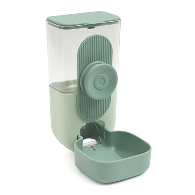 Pet Drinking Fountain Water Dispenser Set Hanging Automatic Food Dispenser Q2R9