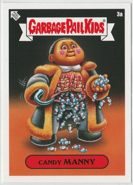 Garbage Pail Kids Candy Manny 3a GPK Topps 2021 Oh The Horror-ible Set 2 sticker