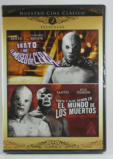 Santo Museo Cera & Santo Blue Demon Mundo Muertos DVD BRAND NEW