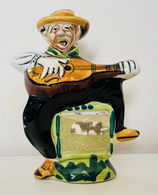 Drioli Cowboy Vintage Man Made In Italy Liqueur Bottle Mid Century Hand Painted