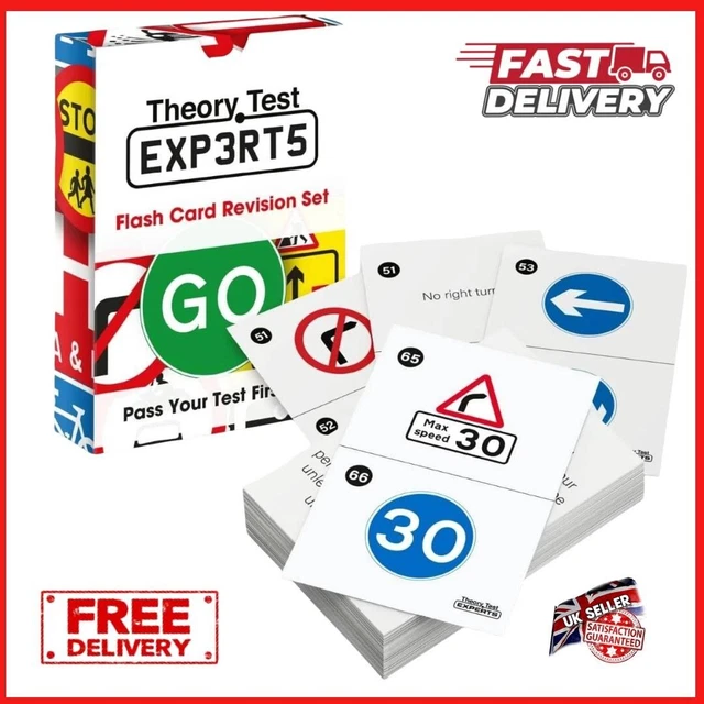 128 ROAD SIGNS Flash Cards 2025 (Flashcards) £13.57 - PicClick UK