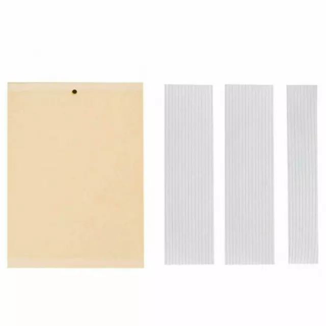 20/100Pc Yellow Sticky Glue paper Insect Trap Catcher Killer Fly Aphids Wasp