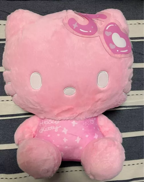 HELLO KITTY 50TH Anniversary Limited Plush Extra large Pink Kitty £156.