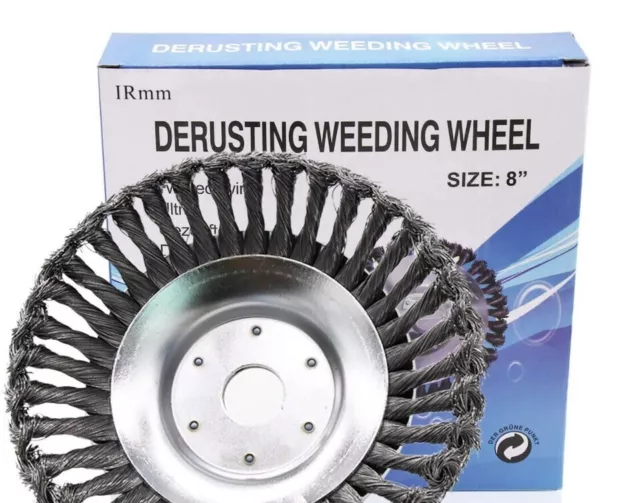 Derusting Weeding Wheel 8in Weeding Wheel,rueda para desherbar y desherbar alamb