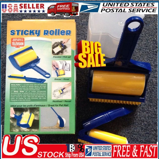 Lint Roller Sticky Roller Pet Hair Roller Remover Brush NEW HOT